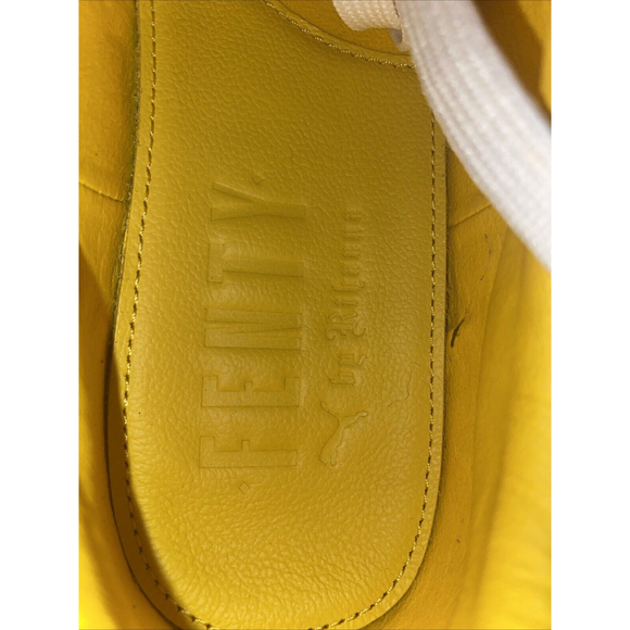 Puma Fenty by Rihanna Cleated Creeper Suede Lemon 366268-03 Women's Size 7.5 - Picture 9 of 14